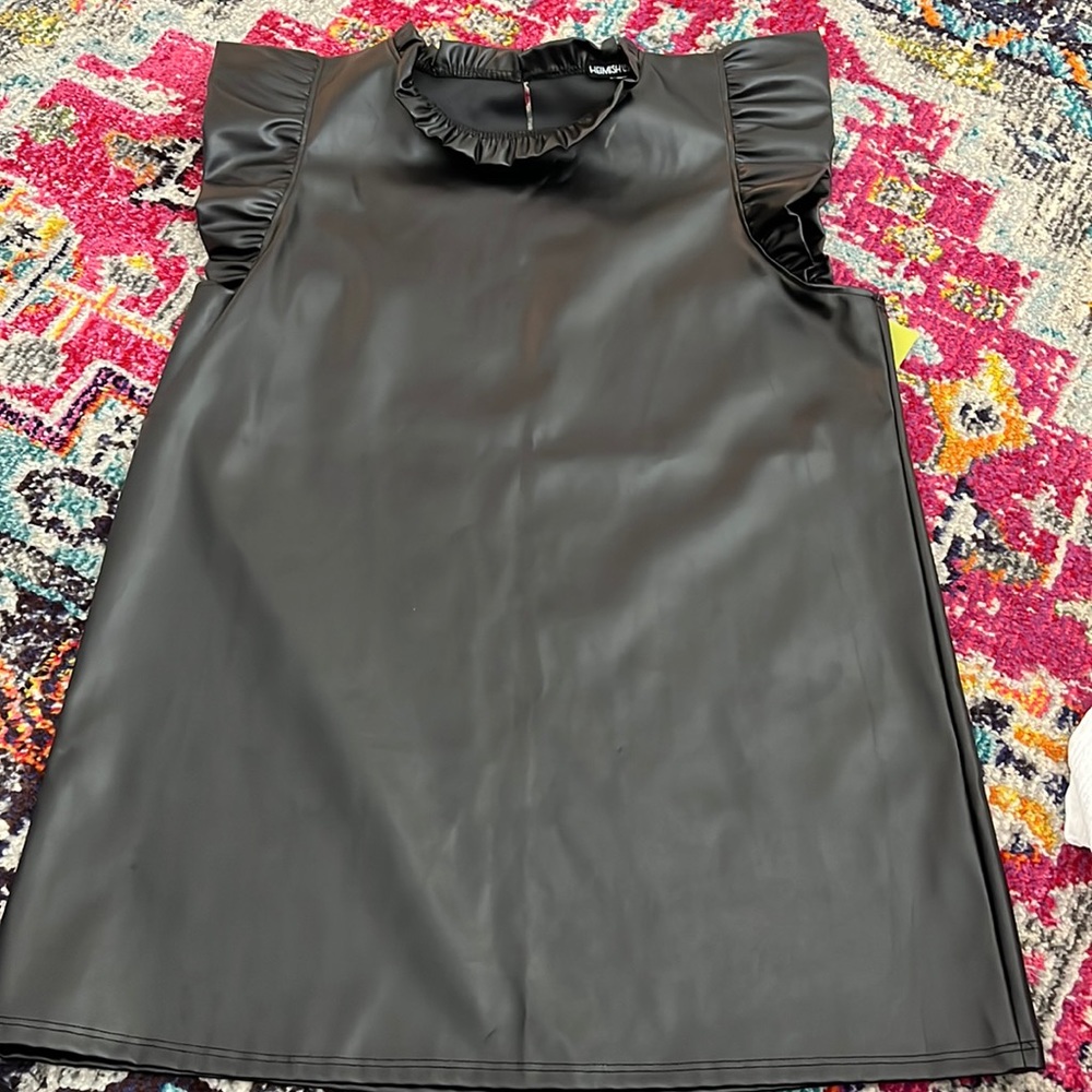 Leather dress